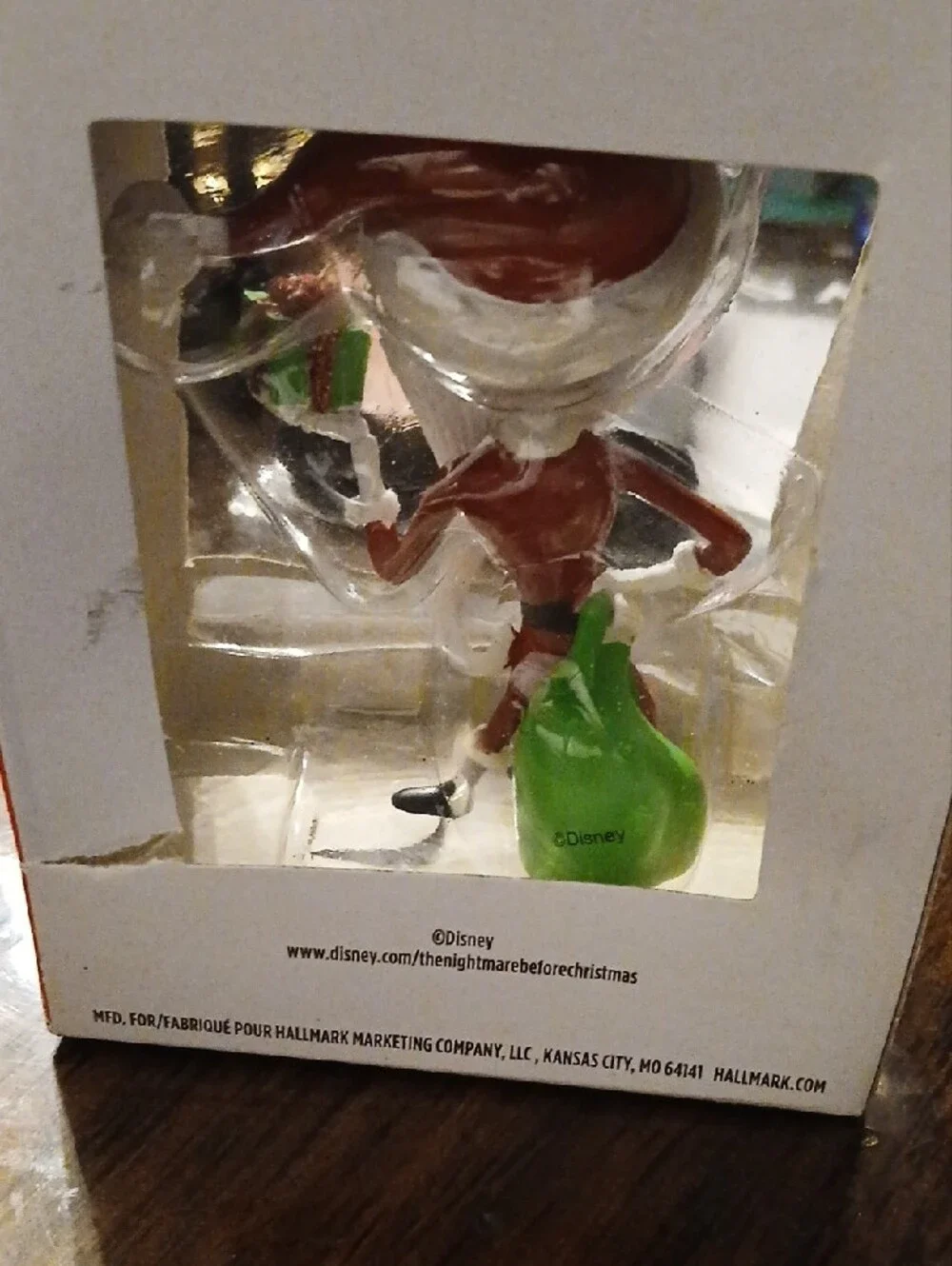 Hallmark Jack Skellington Ornament in Red, Green & White